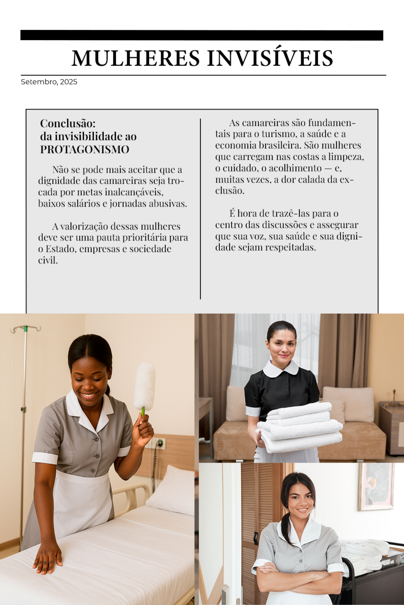 Página 8 do PDF com a conclusão sobre protagonismo