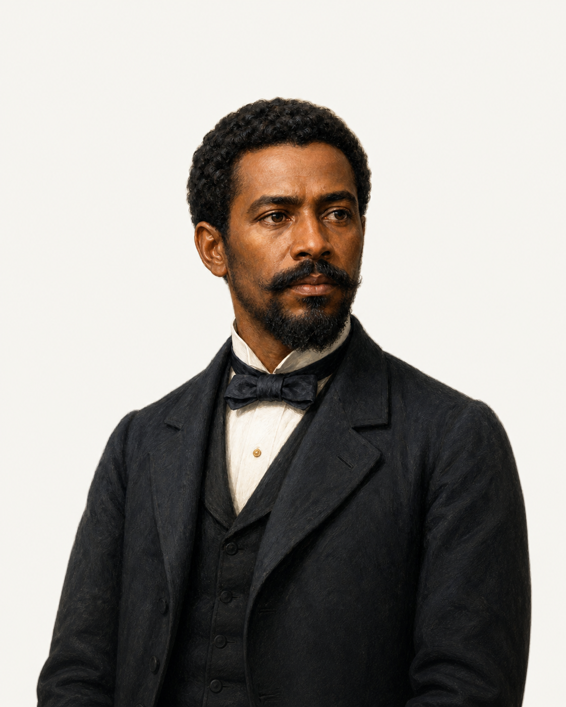 Retrato ilustrado de André Rebouças