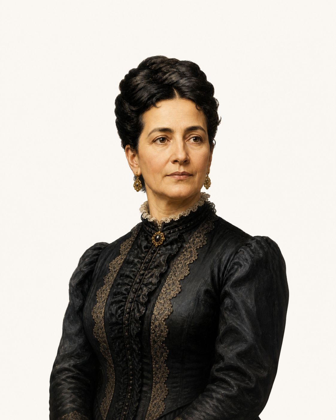 Retrato ilustrado de Maria Tomásia Figueira Lima