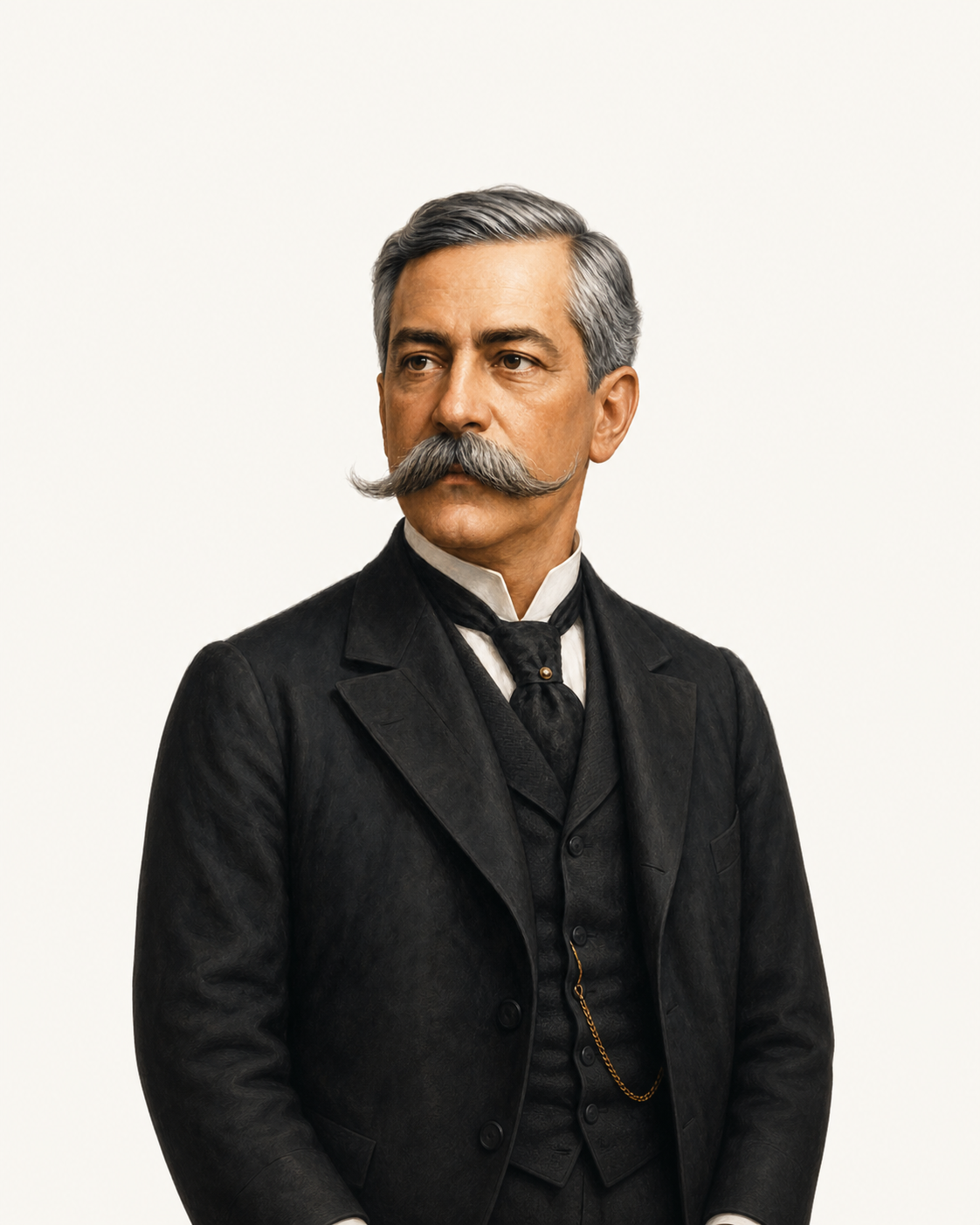 Retrato ilustrado de Nilo Peçanha