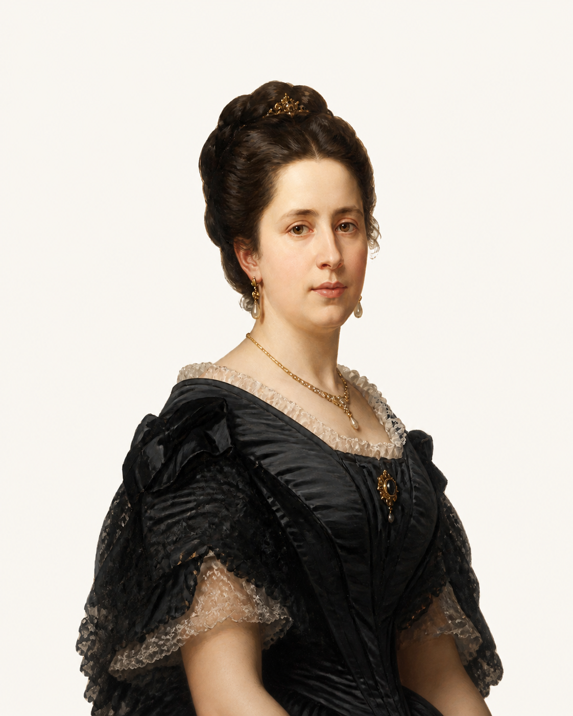 Retrato ilustrado da Princesa Isabel