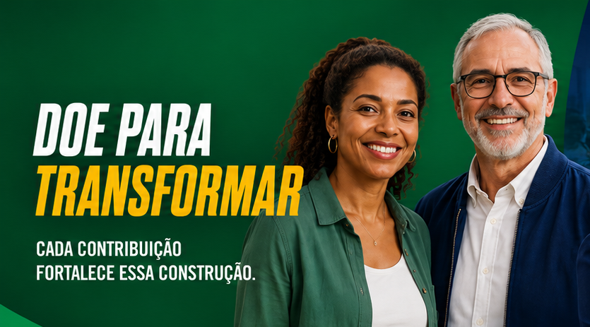 Apoie o Partido. Toda contribuição fortalece a construção coletiva.